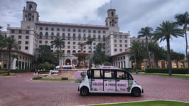 WPBGo car in front of the breakers palm beach