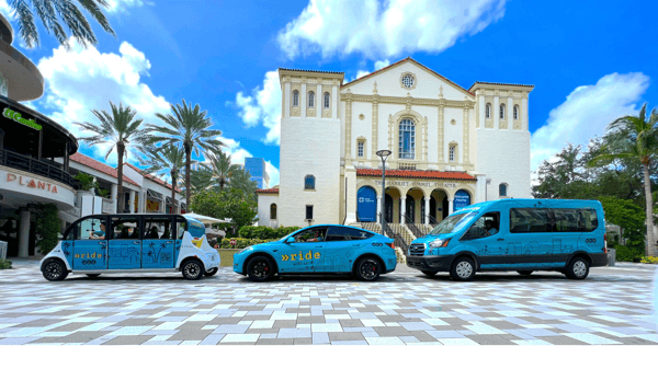 Circuit's Microtransit fleet in West Palm Beach