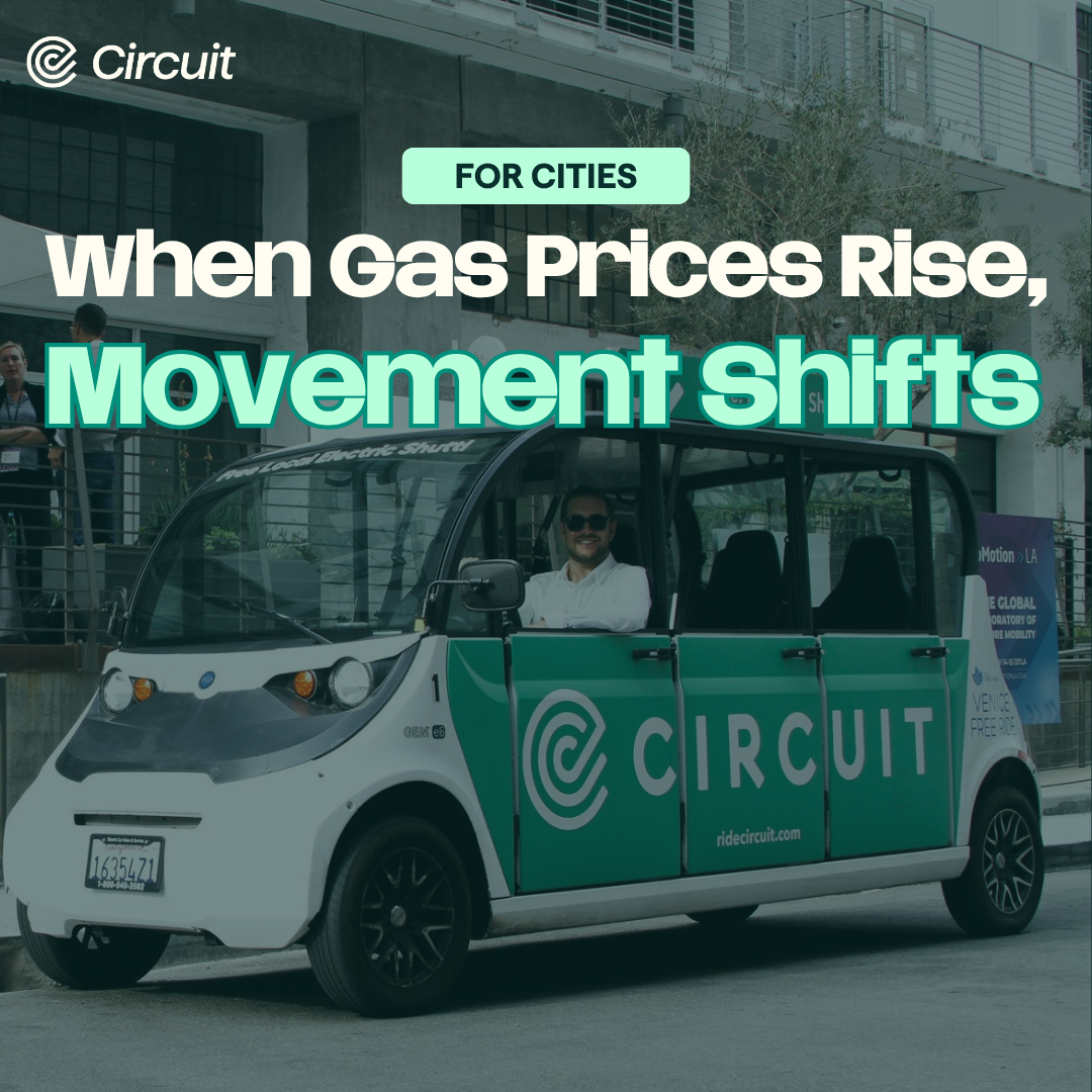 When Gas Prices Rise, Movement Shifts